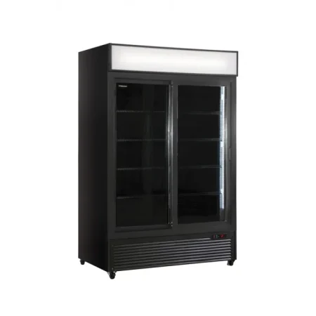 Vitrina frigorifica dubla, usi glisante