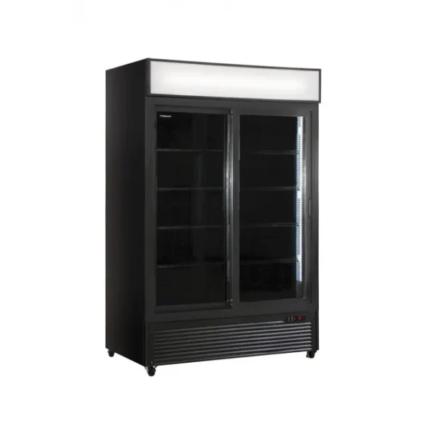 Vitrina frigorifica dubla, usi glisante